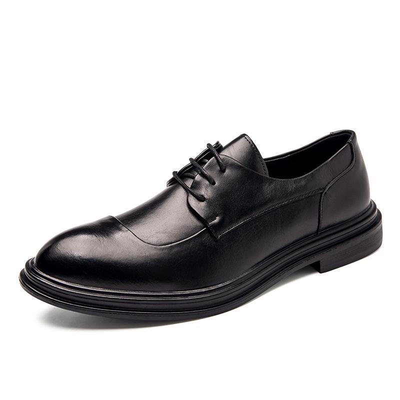 Men’s British Style Brogues Formal Business Leather Shoes Men Tuxedo Party Dress Shoes Plus Size