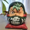 6Cm Q-Version  Anime Figure Nika Luffy Zoro Sanji Nami Cos Super Dharma Figurine Pvc Statue Model Toys Car Ornaments
