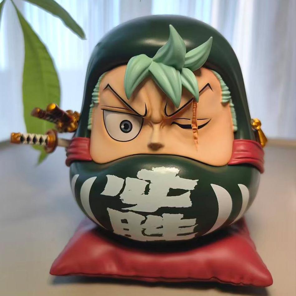 6Cm Q-Version  Anime Figure Nika Luffy Zoro Sanji Nami Cos Super Dharma Figurine Pvc Statue Model Toys Car Ornaments