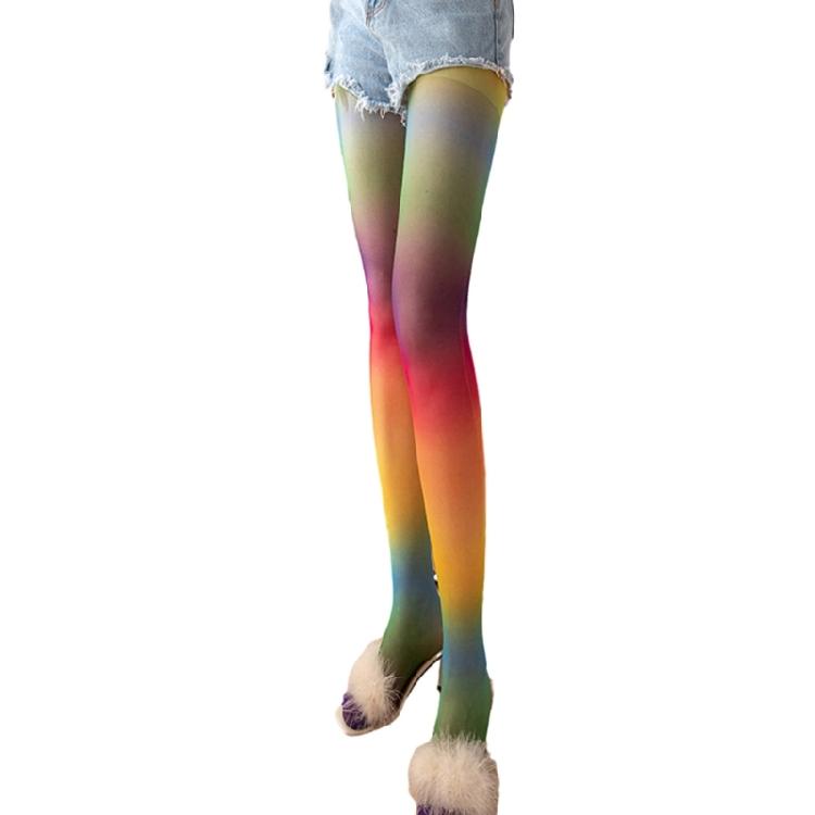 Women s Sheer Tights High Waist Pantyhose Sexy Gradients Thigh High Stockings 1