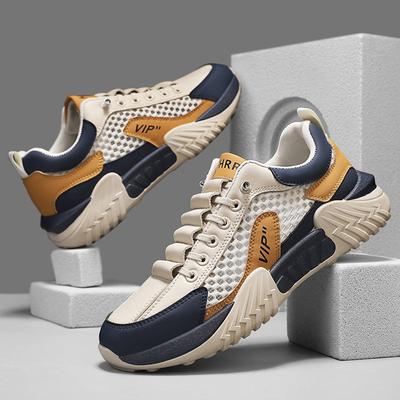 New All-match Flying Non-slip Men's Shoes Spring and Summer Breathable Sports Shoes Running Casual Shoes Lightweight Net Shoes
