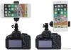 Camera Hot Shoe Smartphone Adapter Free Head 2way Smartphone Holder Tilt Angle Adjustable Ball Head Shoe Mount Stand Bracket Shoe (Smartphone Mount)