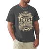 Born In 1975 49 Years Of Being Awesome 49th Birthday Gift T Shirt Harajuku Short Sleeve T-shirt 100% Cotton Graphics Tshirt Tops