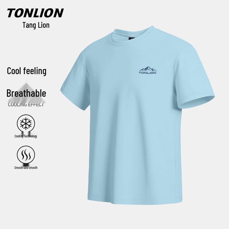 TonLion Men s Lightweight Cooling Short Sleeve T-Shirt 3XL