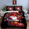 Christmas Gnome Print Bedding Set Duvet Cover 1 Duvet Cover 2 Pillowcases Adult and Children Bedding Set Luxury Holiday Gifts