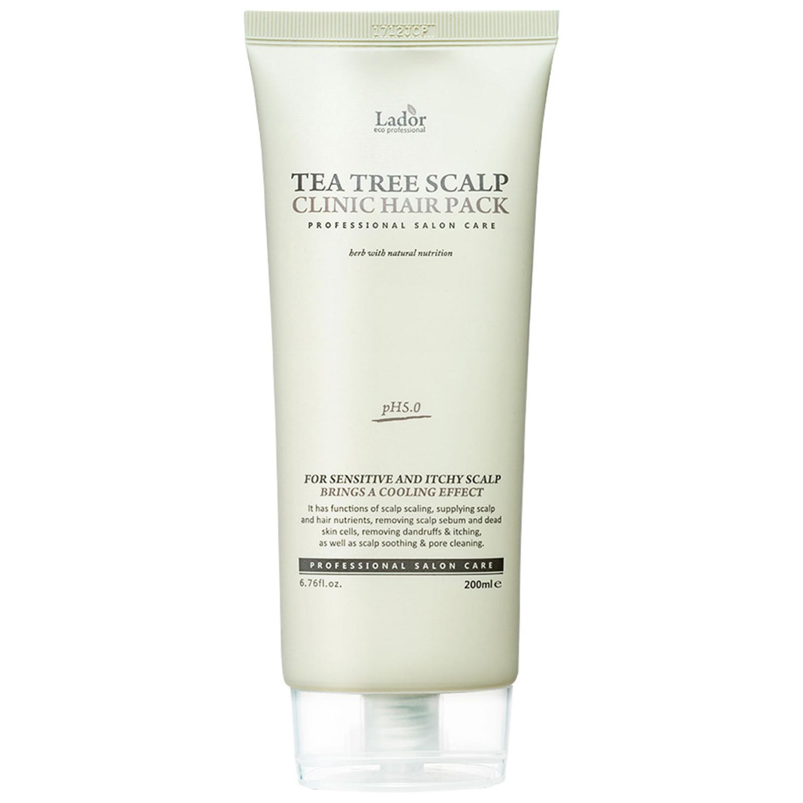 

[Lador] Tea Tree Scalp CLINIC HAIR PACK 200G ph5.0 охлаждающий эффект