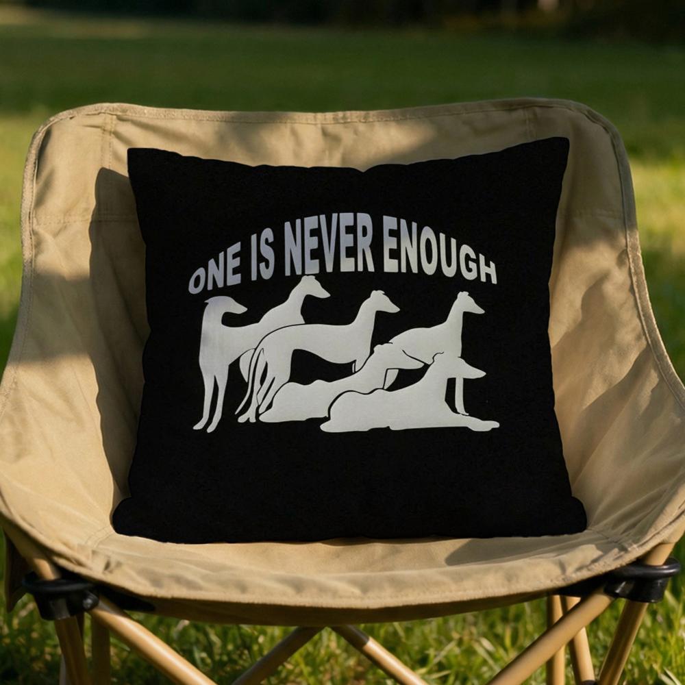 Derp Whippet Cute Cushion Cover Soft Reversible Durable Pillow Cover MultiScene Use for Home Car Daily Comfort