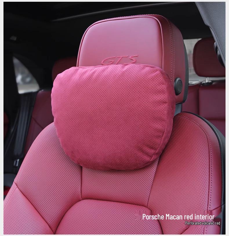 Car Headrest for Mercedes, BMW, AITO, Tesla - Pillow & Lumbar Support for Cervical Spine Comfort