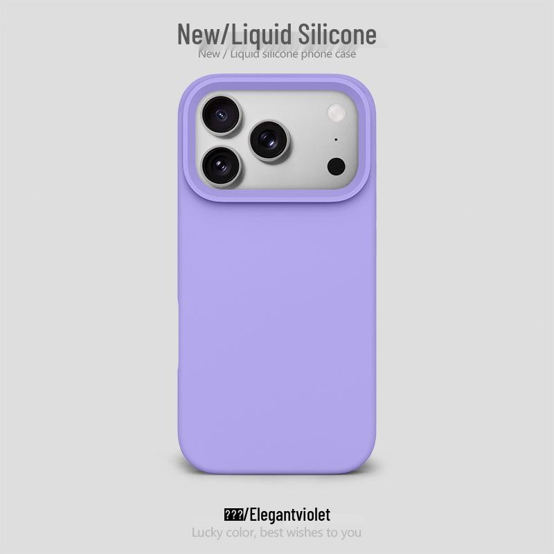 Funda de Silicona con Agujero Grande para Apple 17 Pro Max: Bolsa de aire a prueba de caídas, Protectora, Diseño simple