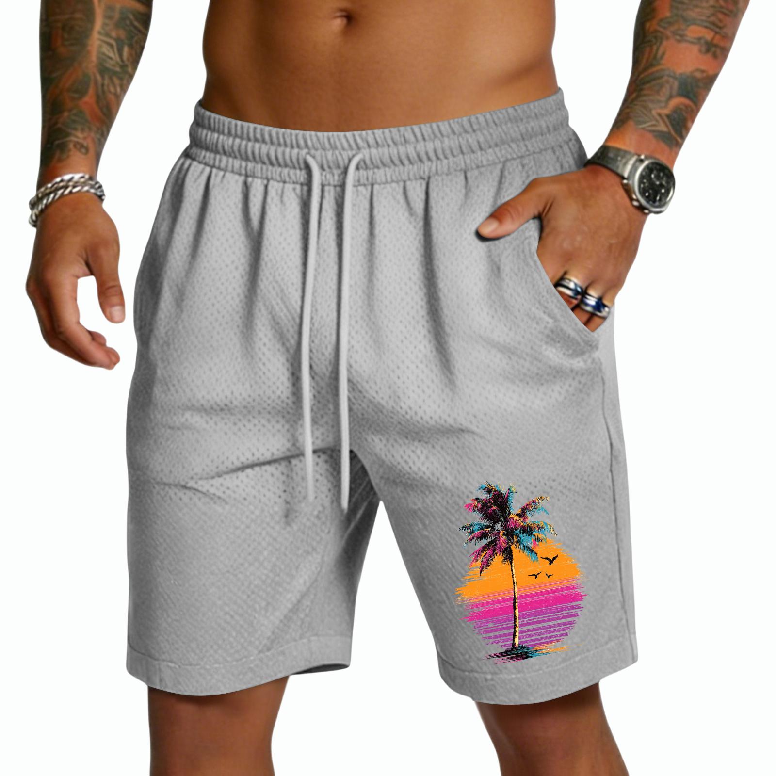 

Men s Casual -Weave Drawstring Shorts M