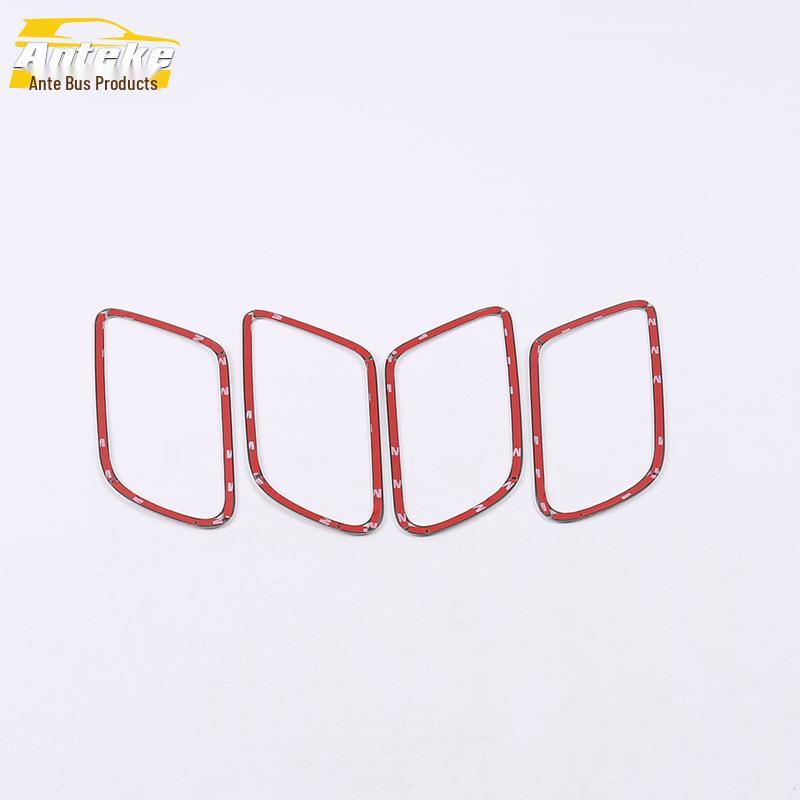 19 A200L Innentürgriff Glänzender Ring Dekorative Blende