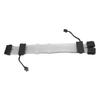 RGB PSU Cables ARGB GPU Power Supply Cable 2x8 Pin Extension Cable Kit 5V 3Pin Synchronized for PC Chassis