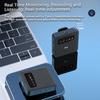 2.4G Wireless Collar Clip Microphone Clip on Microphone Mic Transmitter and Receiver with Clip Portable Rechargeable