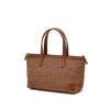 Daks Brown Dd Logo Leather Tote Bag Dcba6e080w2