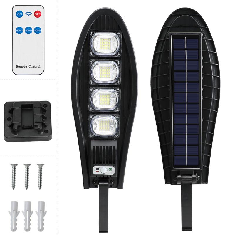 1 stk 168LED Solcelleinduksjon Gatelys Utendørs Vanntett LED For Hagevegg Justerbar Vinkel Innebygd 18650 Litiumbatteri