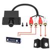 Dual Channel Car Volume Control Knob RCA Female Car Audio Amplifier Knob Car Audio