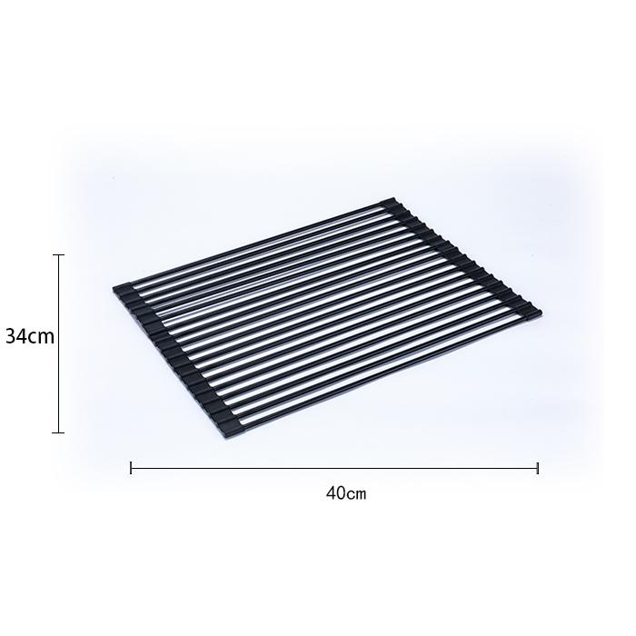 Silicone Drain Rack Sink Bracket Drain Rack Kitchen Drain Pad Water Filter Thermal Insulation Multi Power Roller Blind Folding