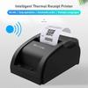 Desktop 58mm Thermal Receipt Printer, Barcode Printer, USB+BT Connection, 1 Roll Paper Included, Internal ESC Command Support, Cashbox Connection, Com