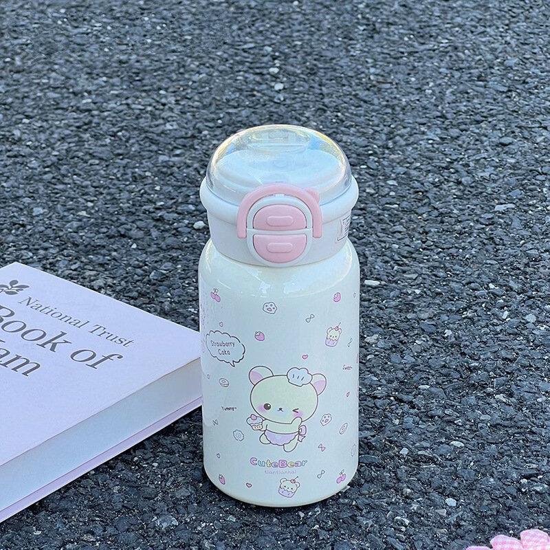 Shangqi Hat Bear 316 Stainless Steel Dual-Drink Insulated Bottle