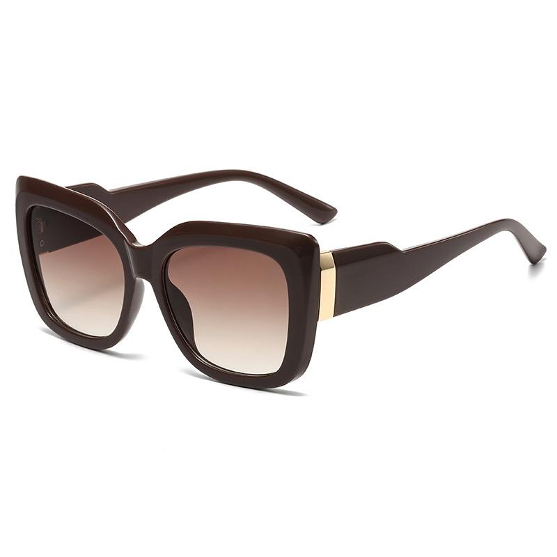 

4731 Модные солнцезащитные очки с большой оправой и толстыми дужками Женские 2024 Трансграничные Высококлассные Уличные Солнцезащитные очки Европейский и Американский Стиль Ins Очки