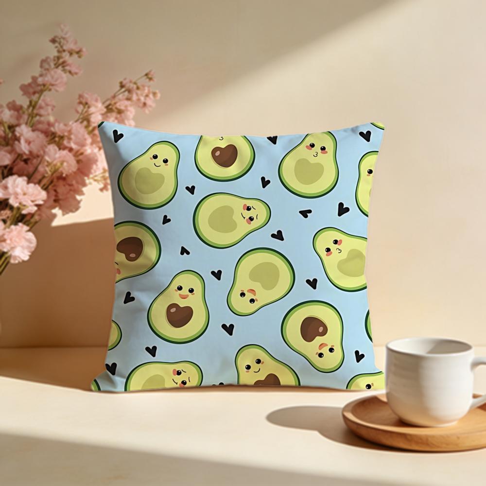 Cremige Avocado Kissenhülle Weiche Kissenbezüge für Zuhause Schlafzimmer Wohnzimmer Sofa