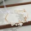 Korean Style Elegant Pearl Headband Flower Starry Crown Hair Hoop For Women