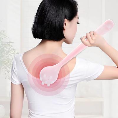 1 stuks Handmatige Rugmassage Hamer Tool, Siliconen Lange Handheld Hamer Voor Lichaam Benen Armen Rug Klopper Krabber Voor Thuis Kantoor Gym