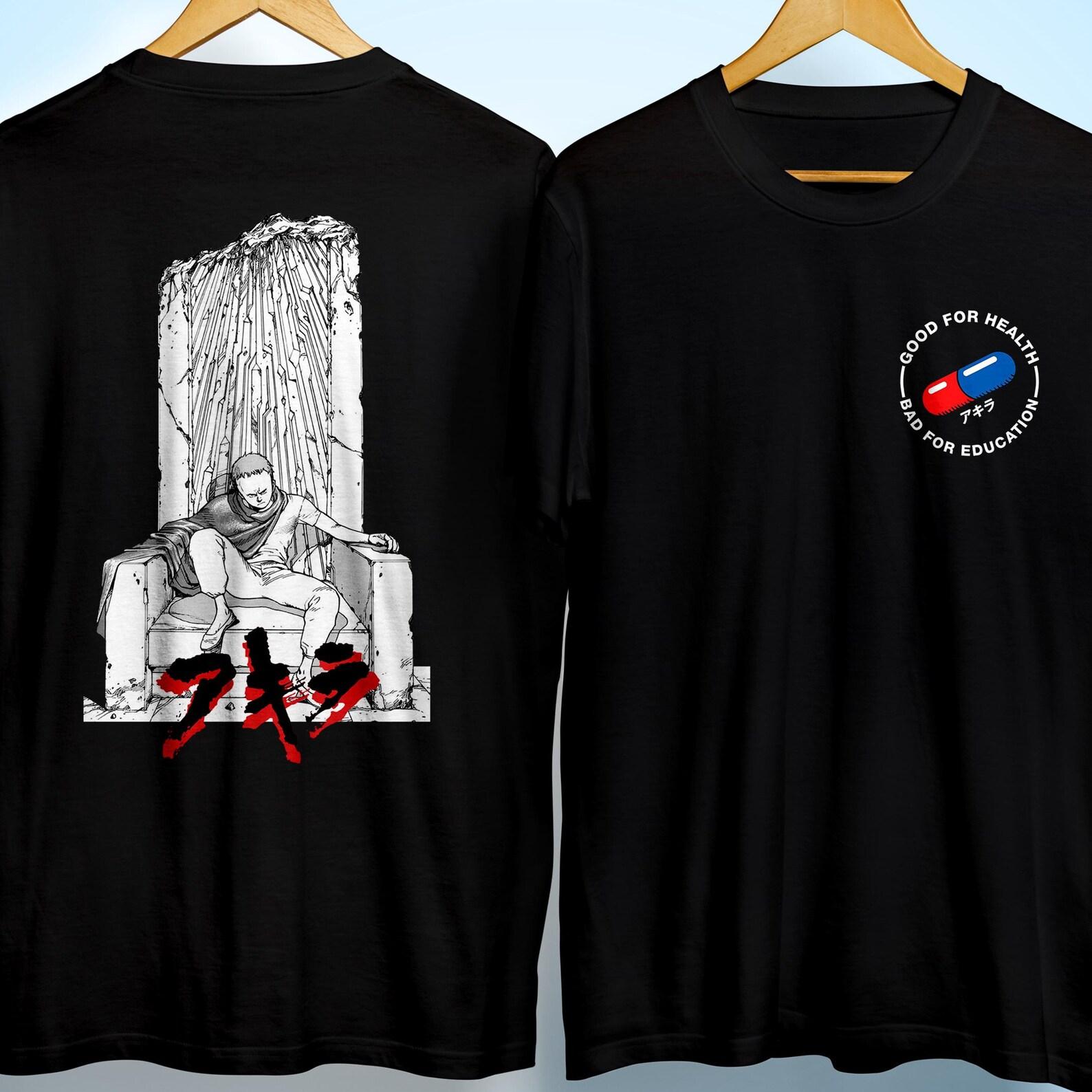 Akira Shirt, Akira Good for Health Bad for Education, Akira T shirt, Akira Tee, Akira Clothing, Akira Anime, Anime Tee, Anime Shirt, Tetsuo 2XL