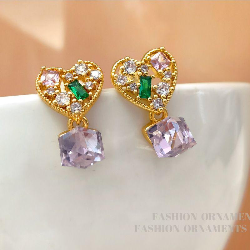 Welfare Fancy Accessible Luxury Spring/Summer New Arrival Earrings Necklace Fashion Elegant Vintage Earrings Trendy Niche Accessories