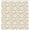Floral Shower Curtain - Pastel Daisy Print, Polyester Woven, Fashion Theme, All-Season Bath Decor, Line Dry, Includes 12 Hooks