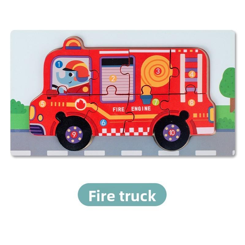 Wooden 3d Puzzle Toy For Preschool Kids With Educational Development For Boys And Girls