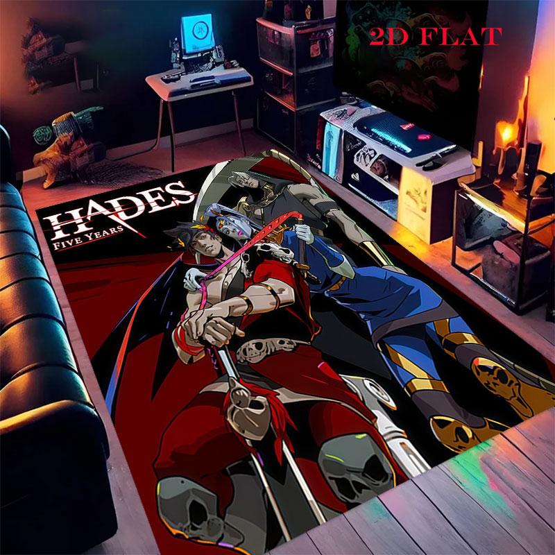 Hades game Carpet Rug for Living Room Bedroom Home Sofa Decoration,Kids play Nonslip Floor Mat