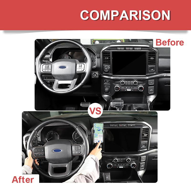 Car Air Conditioning Vent Mobile Phone Bracket GPS Phone Stand Bracket  Fit For Ford F150 2021 Up Car Interior Accessories