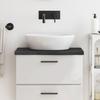 VidaXL Bathroom Countertop Dark Grey 60x40x4 Cm Treated Wood 3156201