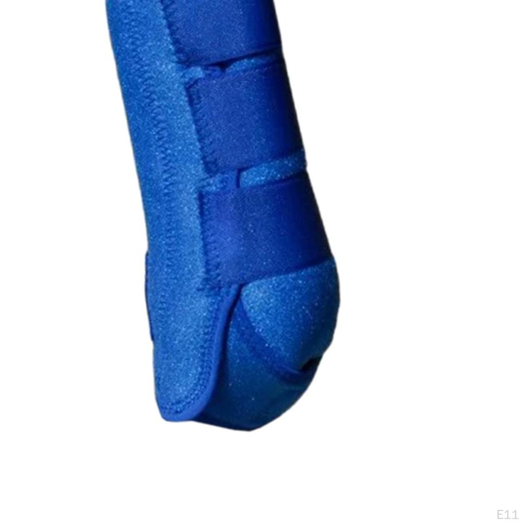 4 Pieces Horse Boots Leg Covers Reusable Breathable Durable Adjustable Wraps Set Guard for