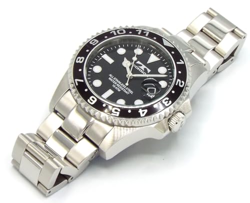 TECHNOS Taucheruhr, Edelstahl, Drehlünette, Schwarz, TASM419ASB [Parallelimport]