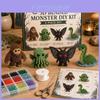 Kleines 3D-Tier-Bastelset mit Perlen und Kunststoffmaterialien für DIY-Tierdekoration und Kinderkreativität