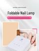 Portable Folding LED Manicure Lamp with Flip Cover – Quick-Drying, Smart Phototherapy for Nails, No Blackening Hands