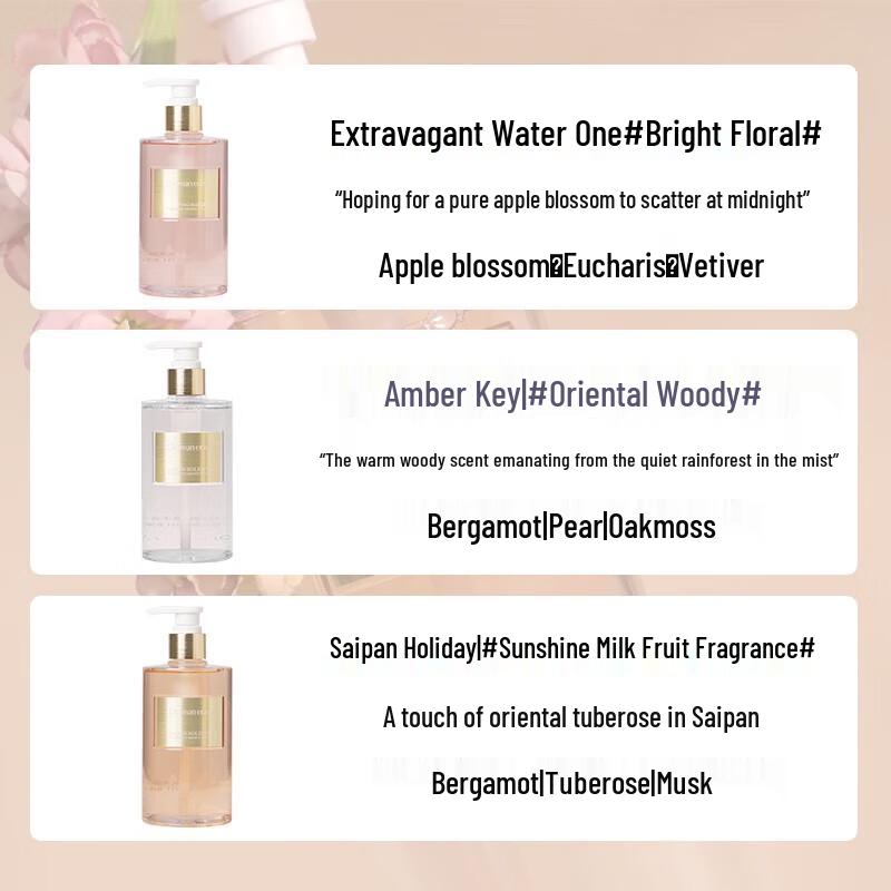 Dear lrean Amber Key Perfumed Shower Gel