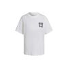 T Shirts Women's White Crew Neck Moderate Straight Fit HB1443