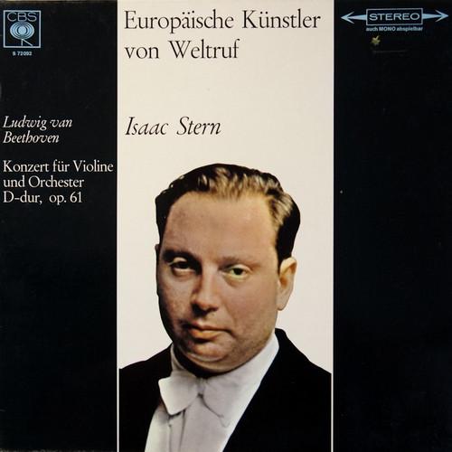 

LP Record LUDWIG VAN BEETHOVEN ISAAC STERN Konzert Fr Violine Und Orchester D S72092 CBS 1965 Germany Classical Used