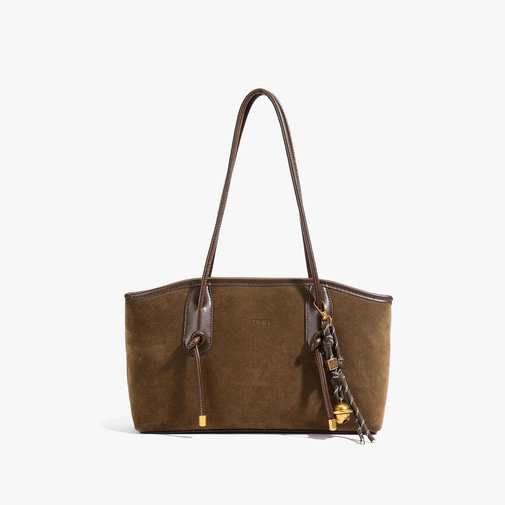 Large Capacity Retro Tote Bag - Women's 2025 Spring/Autumn Fashion Commuter Handbag