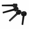 Violin Tuning Pegs, Fiddle 4/4 Wooden Tuner Pegs, Replacement Accessories for Violins, Black, 4 Pieces/Set. Creative, High Quality, and Durable. Worth