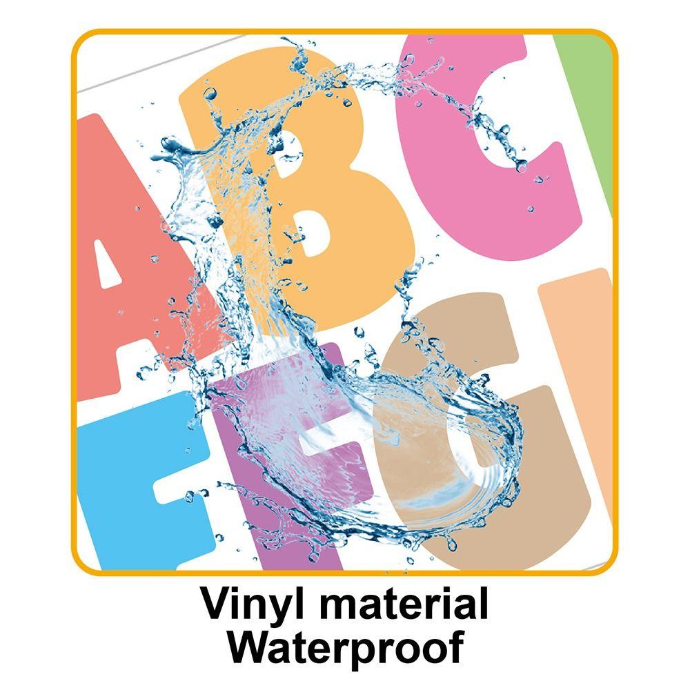 Creative 4 Inch Letter Stickers Colorful Waterproof Alphabet Stickers English Letters Vinyl Notice Board Stickers Blackboard
