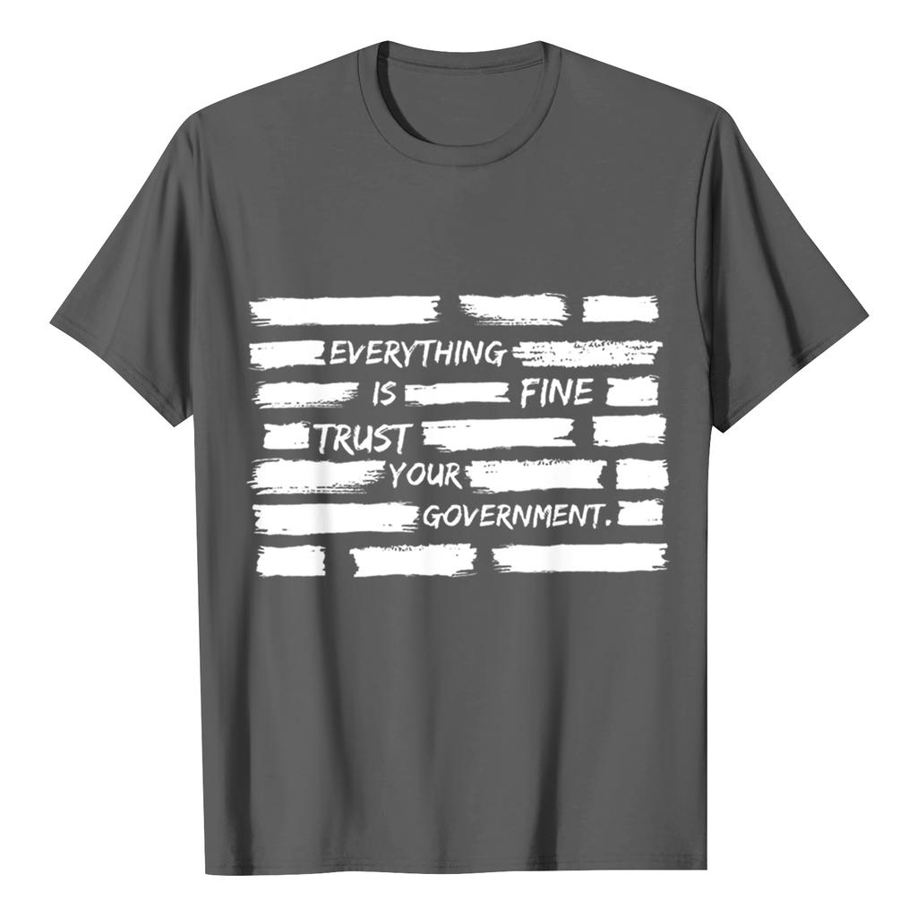 USA Anniversary Men's Casual Letter Print Short-Sleeve T-Shirt