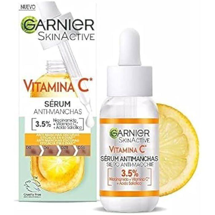 Sérum - GARNIER - S.Act Vit C - 30 ml - Sans parabène - Tous types de peau