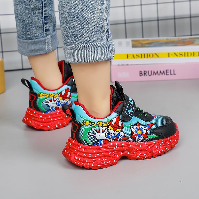 Fashion Kids Sports Walking Casual Shoes Boys Girls Kid's 4 Seasons Sneakers Cartoon Footwear for Child