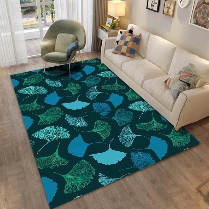 Flower Pattern Floor Mats Door Decoration Home Living Room Floor Mats