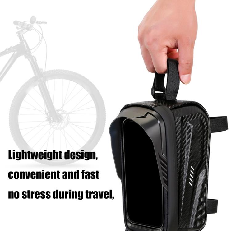 Road Bikes Front Top Tube Bag Bicycles Front Phone Holder Pouch Bicycles Storage Bag Cycling Front Top Tube Pouch