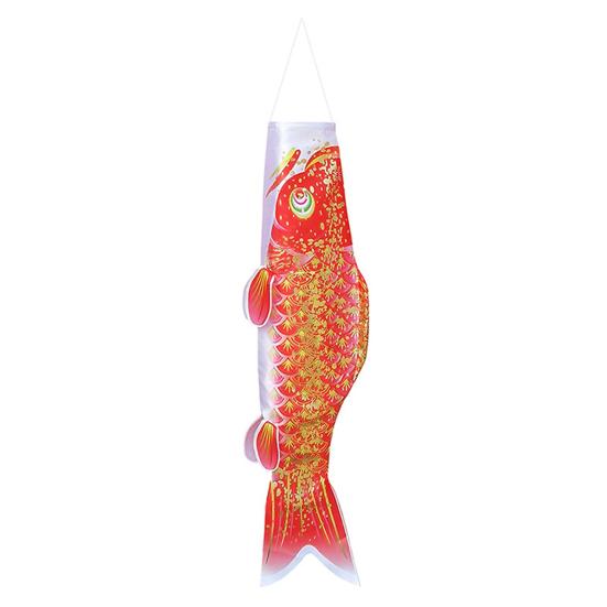 

Japanese Carp Windsock Outdoor Hanging Fish Shaped Flag Kite Wind Socks for Garden Backyard Home Sushi Bar Restaurant Decoration S красный